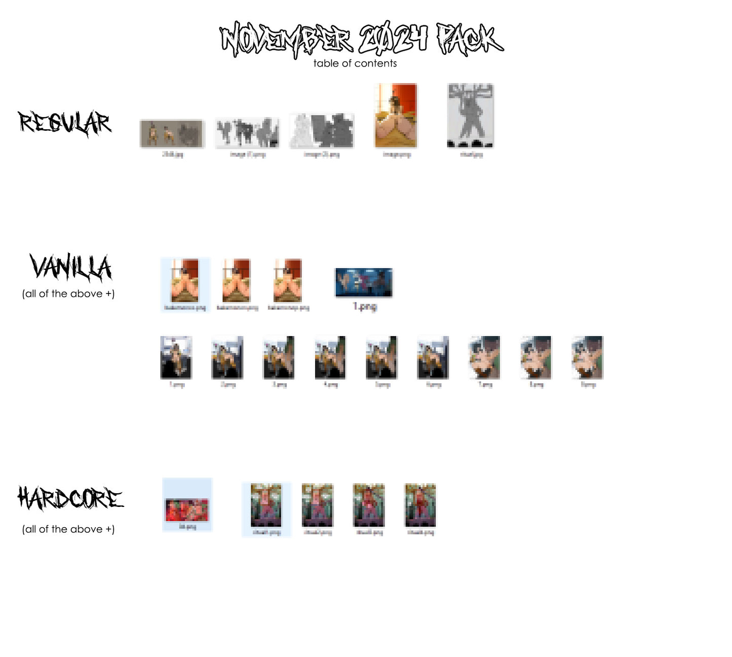 November 2024 Pack