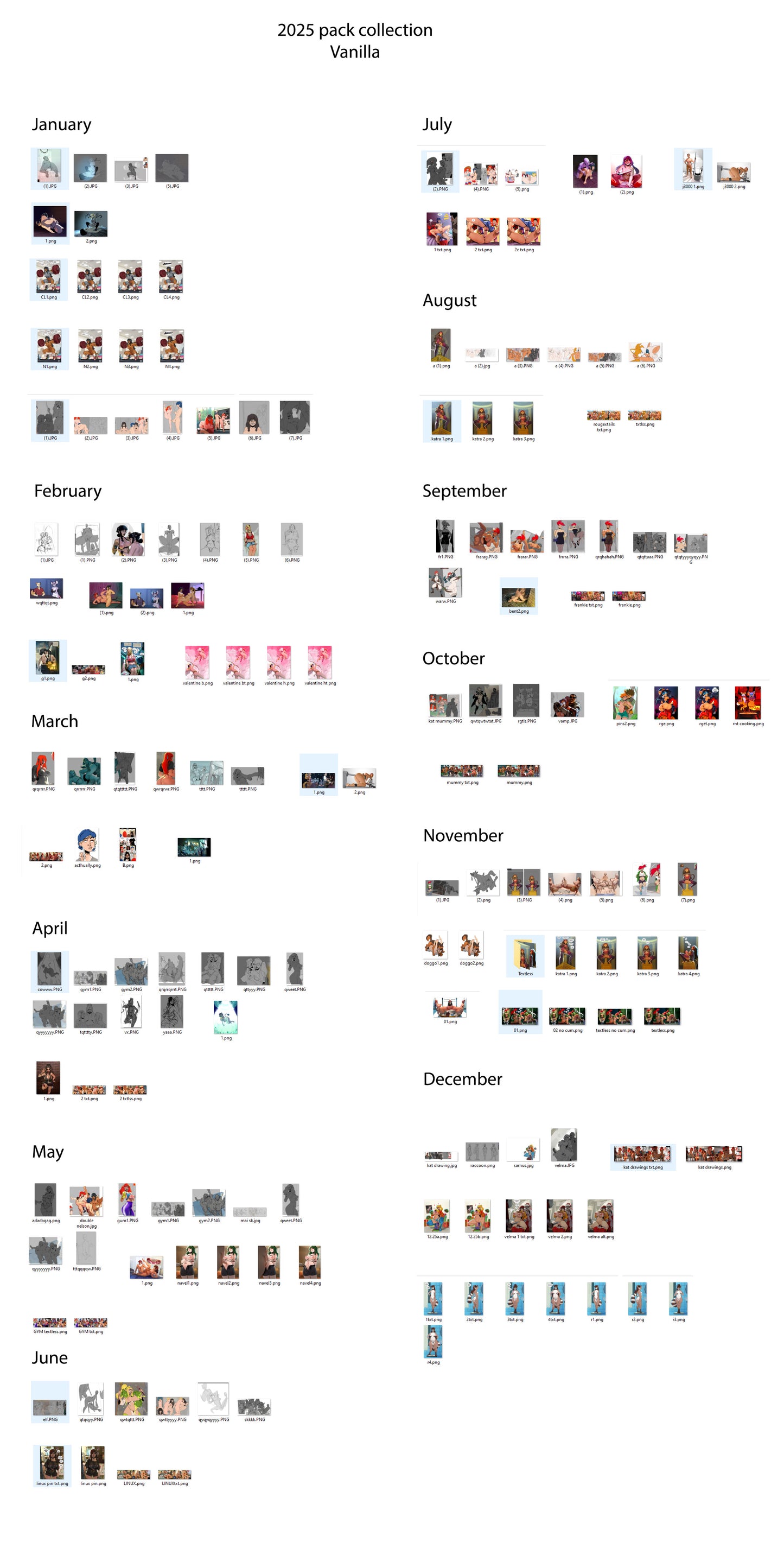 (Vanilla) 2025 Pack Collection